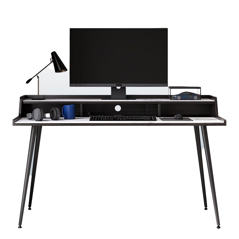 Bureau d'ordinateur en pierre de style industriel bureau rectangulaire de bureau