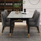 Traditional Luxury Dining Table Sintered Stone Table with 4 Black Legs for Dining Room Clearhalo ' dining_table' 'Dining Tables & Seating' 'Dining Tables' 'furn' 'furn_dining_table' 'Furniture' 'furniture_dining_table' 'Kitchen & Dining Furniture' 'kitchen&dining_furn' 'kitchen' 'kitchen_dining_table' 1200x1200_fb6784a8-21fa-4963-99c4-4e6236d42a27