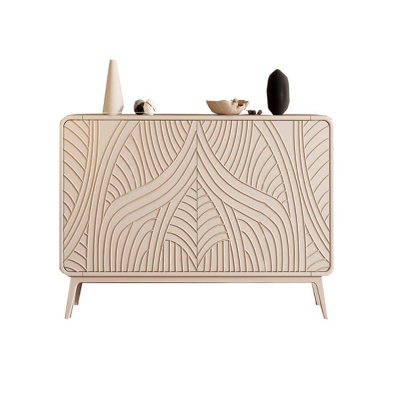 Server da pranzo contemporaneo Server buffet ingegnerizzato in legno con porte per sala da pranzo