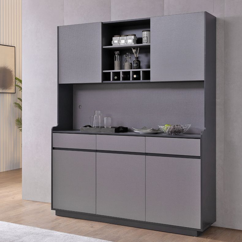 Artificial Wood Living Room Sideboard Cabinet Modern Credenza with Drawers and Storages Clearhalo 'buffet_sideboard' 'Buffets & Sideboards' 'furn' 'furn_buffet_sideboard' 'Furniture' 'Kitchen & Dining Furniture' 1200x1200_fb6b1184-0403-43b6-b207-8a8da136d75c