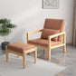 Linen Arm Chair 28.34" Wide Solid Wood Frame Chair for Bedroom Clearhalo 'Accent Chairs' 'accent_chairs' 'Chairs & Seating' 'furn' 'furn_accent_chairs' 'Furniture' 'Living Room Furniture' 1200x1200_fb6d0255-d761-4e60-a823-70262db55d8b