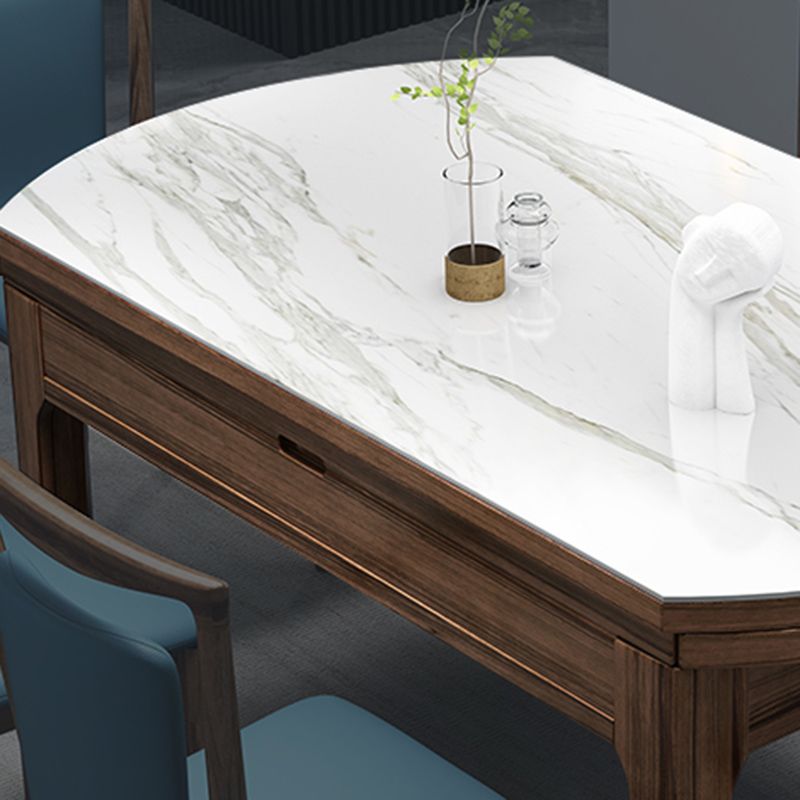 Contemporary 1/2/7 Pieces Furniture Round Stone Dining Set for Restaurant Clearhalo 'Dining Room Sets' 'Dining Tables & Seating' 'dining_room_set' 'furn' 'furn_dining_room_set' 'Furniture' 'Kitchen & Dining Furniture' 1200x1200_fb6d245a-fb23-4bd0-bdd8-d45db5ba4fec