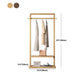 Contemporary Style Coat Hanger Pure Color Solid Wood Coat Rack for Living Room