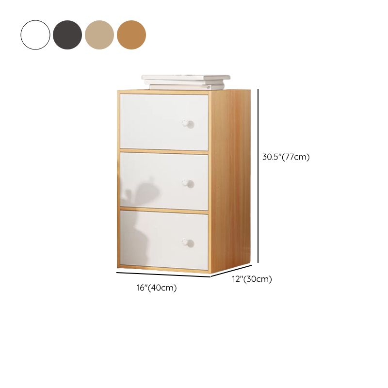 Contemporary Rectangle Storage Cabinet with Wooden Knobs Doors Clearhalo 'Cabinets & Chests' 'cabinets_chests' 'furn' 'furn_cabinets_chests' 'Furniture' 'Living Room Furniture' 1200x1200_fb723534-fbf9-4458-b6c1-163d91ddb134