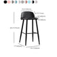 Modern Rectangle Bar and Counter Stool Low Back Stool with 4 Legs Clearhalo 'Bar Furniture' 'Bar Stools' 'bar_stools' 'furn' 'furn_bar_stools' 'Furniture' 'furniture_bar_stools' 'Kitchen & Dining Furniture' 1200x1200_fb756d07-9102-4a7a-82f9-2e6fc58b5bfc