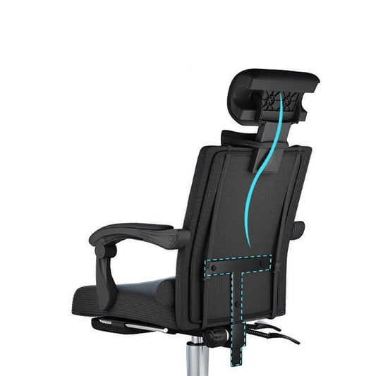 Contemporary Black Managers Chair Padded Arms Executive Chair for Office Clearhalo 'furn' 'furn_office_chair' 'Furniture' 'Office Chairs' 'Office Furniture' 'office_chair' 1200x1200_fb7590c8-ac53-467c-9735-f640647e31f8