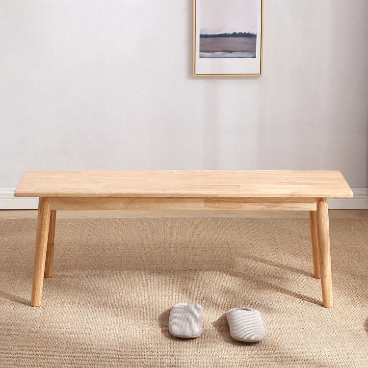 Natural Modern Solid Color Bench Solid Wood Entryway and Bedroom Seating Bench Clearhalo 'Benches' 'Chairs & Seating' 'furn' 'furn_benches' 'Furniture' 'Living Room Furniture' 1200x1200_fb791ae9-4b8a-4be9-9113-6e394156ca42