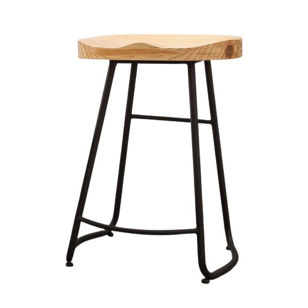 Modern Backless Armless Counter Stool Iron Cafe Bar Stool with Seat and Pedal Clearhalo 'Bar Furniture' 'Bar Stools' 'bar_stools' 'furn' 'furn_bar_stools' 'Furniture' 'Kitchen & Dining Furniture' 1200x1200_fb7bd93f-83c6-45ce-a7c7-f66ed1d6b519