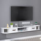 9.5" H Wall-mounted Wooden TV Stand Console Open Storage TV Stand with 2 Drawers Clearhalo 'furn' 'furn_tv_stands_entertainment_centers' 'Furniture' 'Living Room Furniture' 'TV Stands & Entertainment Centers' 'TV Stands & Media Storage Furniture' 'tv_stands_entertainment_centers' 1200x1200_fb7de0f1-b2f7-4d99-ad13-ef2deffb852d