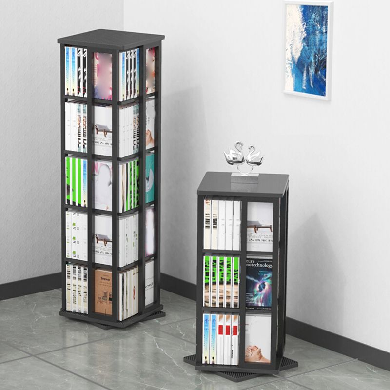 Open Vertical Industrial Corner Bookshelf Metal Frame Manufactured Wood Shelf Bookshelf Clearhalo 'Bookcases' 'furn' 'furn_bookcases' 'Furniture' 'furniture_bookcases' 'kitchen' 'kitchen_bookcases' 'Living Room Furniture' 'Office Furniture' 1200x1200_fb7e7647-cc53-4f85-84ab-977d48c4a691