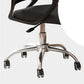 Silla de oficina giratoria contemporánea, escritorio de microfibra, silla con respaldo medio