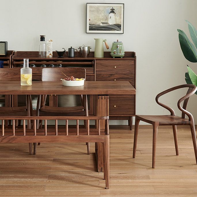 Dining Room Rectangle Dinner Table Traditional Solid Wood Dining Table Clearhalo 'Dining Tables & Seating' 'Dining Tables' 'dining_table' 'furn' 'furn_dining_table' 'Furniture' 'Kitchen & Dining Furniture' 1200x1200_fb803ccb-a816-49f8-bd0f-ecb17289719d