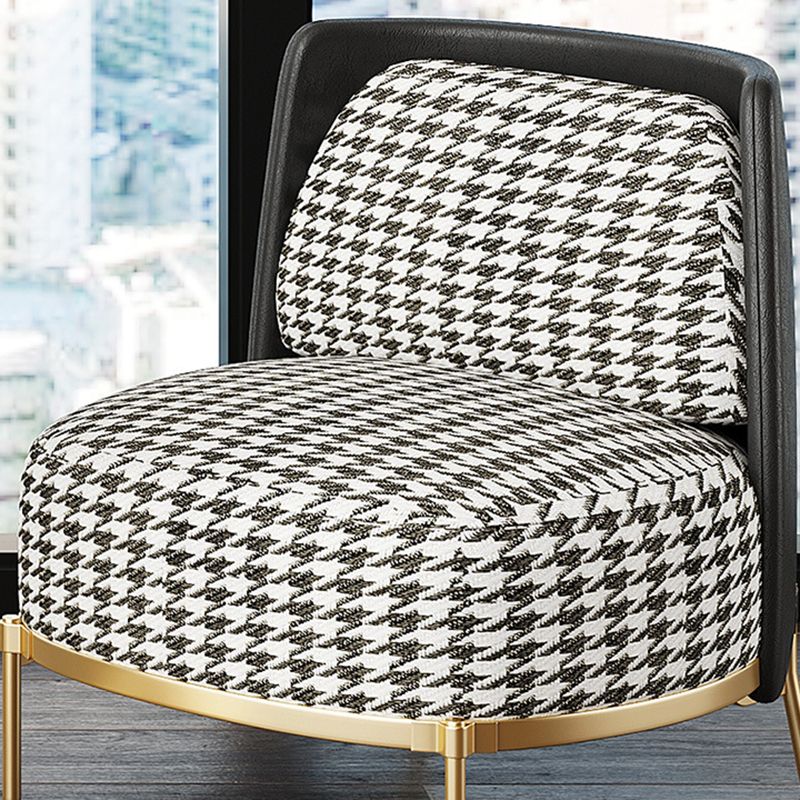 Modern Single Cushion Seat Sofa Sewn Pillow Back Leather Sofa