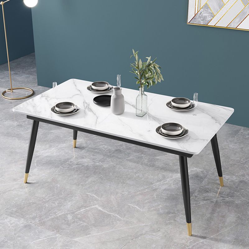 Glam 1/2/3/5/7 Pieces Dining Set Sintered Stone Dining Table Set for Home Use Clearhalo 'Dining Room Sets' 'Dining Tables & Seating' 'dining_room_set' 'furn' 'furn_dining_room_set' 'Furniture' 'furniture_dining_room_set' 'Kitchen & Dining Furniture' 'kitchen&dining_furn' 'kitchen' 1200x1200_fb80fd9a-f61b-412e-8579-a8ec9ad1b6ae