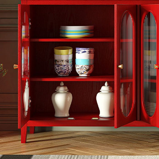 4-Türer-Sideboardtisch 59'l modernes Holzbuffet Sideboard für die Küche