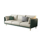 Green and White Stain Resistant Settee Sofa Leather Square Arm Loveseat Clearhalo 'furn' 'furn_sofas' 'Furniture' 'furniture_sofas' 'kitchen' 'kitchen_sofas' 'Living Room Furniture' 'Sofa' 'sofas' 1200x1200_fb83cfd4-200b-463e-8d1d-4a5de89f98a1