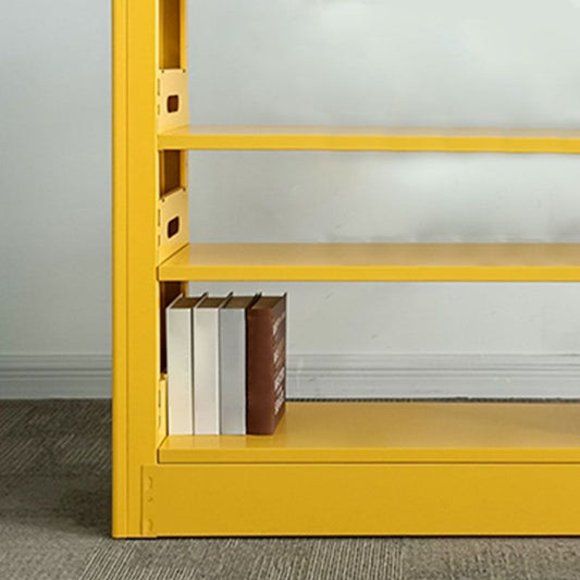 オープンメタルブックシェルフノルディックスタイルのシンプルな長方形の本棚