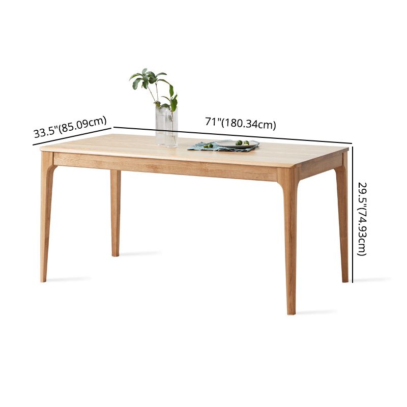 Traditional Style Dining Table with Fixed Solid Wood Dining Table and Chairs for Home Use Clearhalo 'Dining Room Sets' 'Dining Tables & Seating' 'dining_room_set' 'furn' 'furn_dining_room_set' 'Furniture' 'furniture_dining_room_set' 'Kitchen & Dining Furniture' 'kitchen&dining_furn' 'kitchen' 1200x1200_fb8604c3-ad01-4faf-ad99-5b52a736b1b7