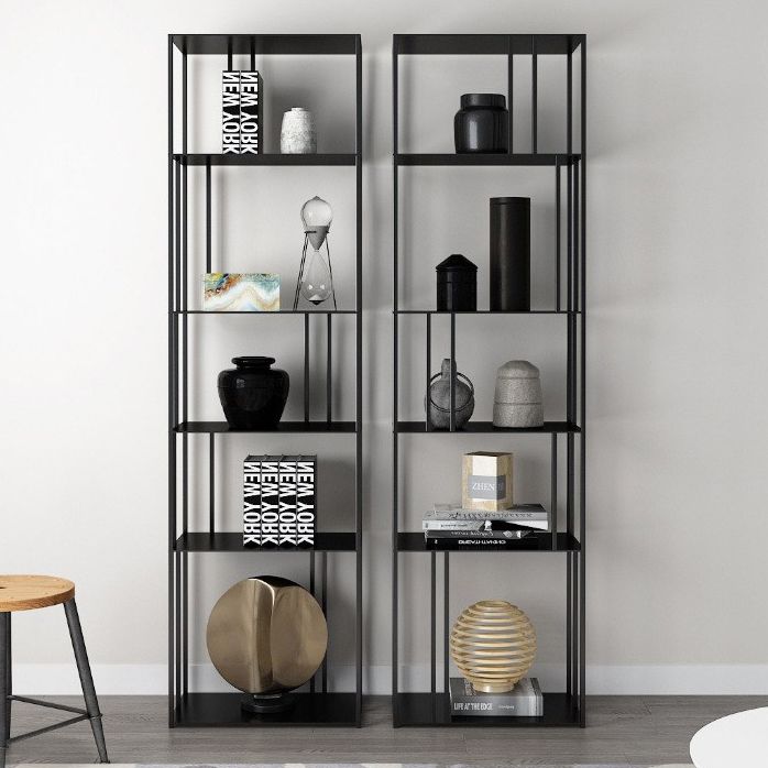 Büro Etagere Bücherregal Modernes Bücherregal mit Rechteckregalen