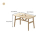 Modern 1/2/5/7 Pieces Dining Set Rectangle Wood Dining Table for Kitchen Clearhalo 'Dining Room Sets' 'Dining Tables & Seating' 'dining_room_set' 'furn' 'furn_dining_room_set' 'Furniture' 'Kitchen & Dining Furniture' 'kitchen&dining_furn' 'kitchen' 1200x1200_fb88a1d4-8b99-48a3-abb4-8b68996fe67f