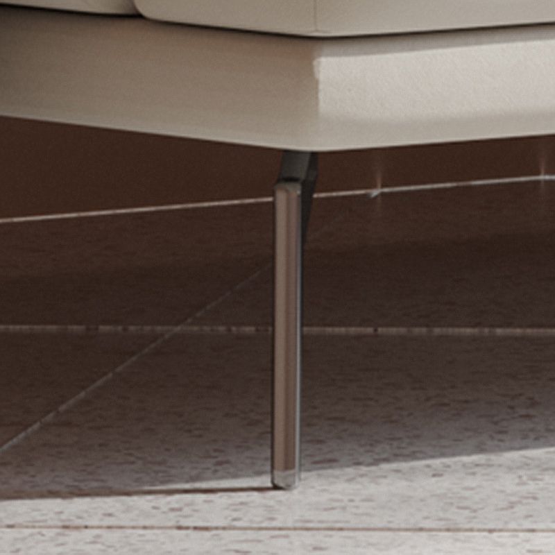 VELVET SOFFAT STRIGHT AVEC avec un bras encastré pour le salon 31,5 "de haut