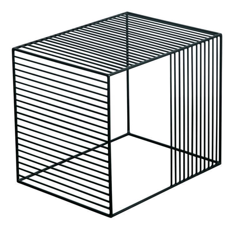 Mid-Century Modern Coffee Table Black Iron Coffee Cocktail Table