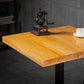 Industrial Solid Wood Dining Table Brown Square Table with Pedestal Base for Dinning Room Clearhalo ' dining_table' 'Dining Tables & Seating' 'Dining Tables' 'furn' 'furn_dining_table' 'Furniture' 'furniture_dining_table' 'Kitchen & Dining Furniture' 'kitchen&dining_furn' 'kitchen' 'kitchen_dining_table' 1200x1200_fb8ca8a5-e8f7-4f68-bb9f-23f56939536c