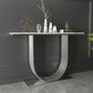 Tavolo della console in marmo glam tavolo accento console rettangolare per hall