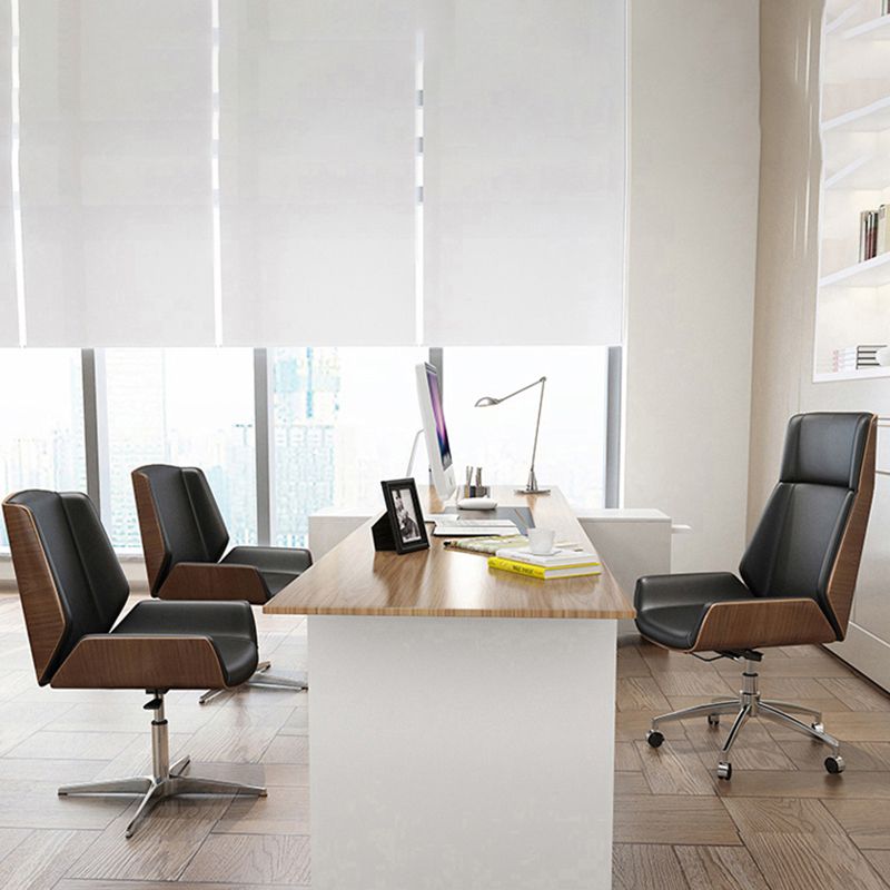 Sedia tesk per ufficio braccio moderno in vena sedia da lavoro in vetro.