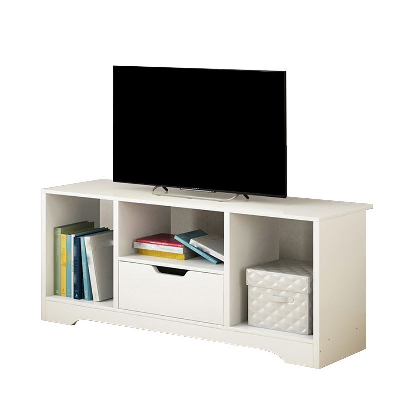 Scandinavian Style TV Stand Wood Open Storage Stand Console with Shelf Clearhalo 'furn' 'furn_tv_stands_entertainment_centers' 'Furniture' 'Living Room Furniture' 'TV Stands & Entertainment Centers' 'TV Stands & Media Storage Furniture' 'tv_stands_entertainment_centers' 1200x1200_fb953b17-f927-4781-8183-430f877330b1