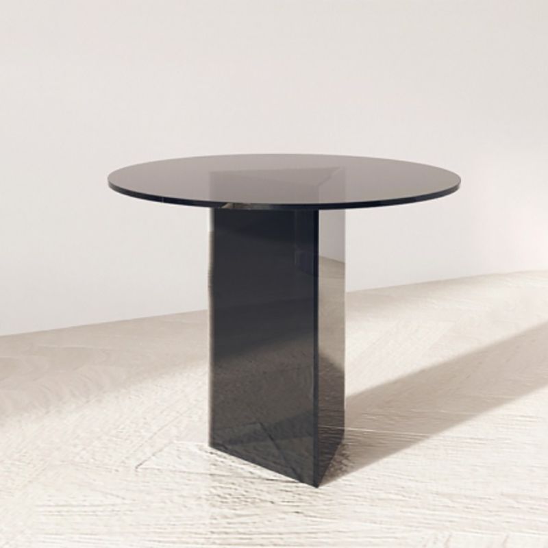 Tavolo laterale Glam largo da 19 "Cleat Acrilico Accento laterale Accento