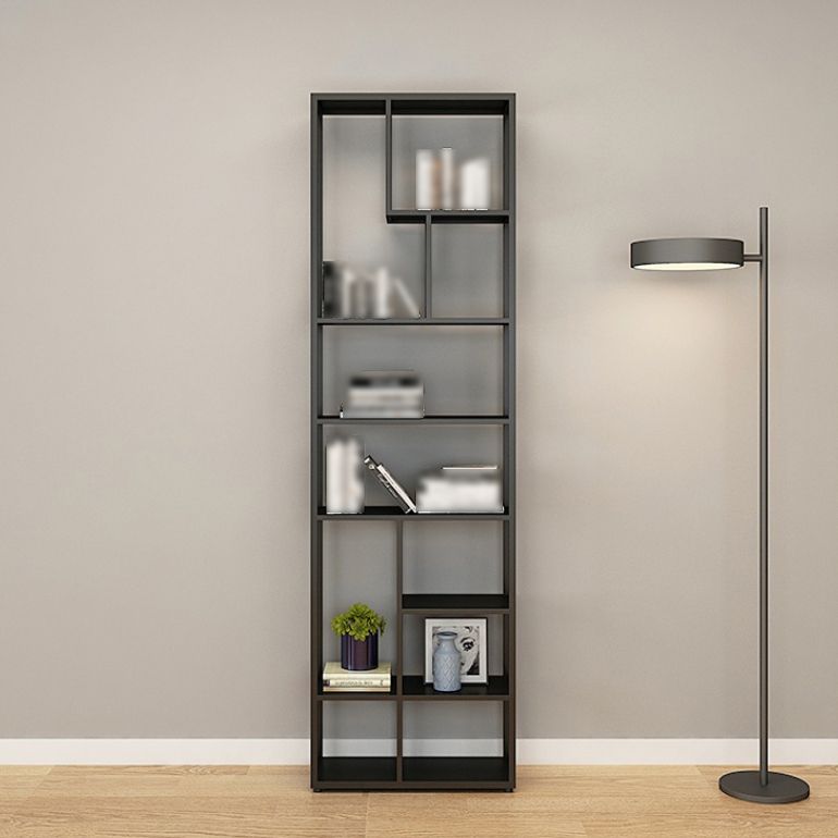 81"H Bookshelf Glam Style Open Back Bookcase for Study Room Home Office Clearhalo 'Bookcases' 'furn' 'furn_bookcases' 'Furniture' 'furniture_bookcases' 'kitchen' 'kitchen_bookcases' 'Living Room Furniture' 'Office Furniture' 1200x1200_fb9af7ee-86a1-4f09-882b-91afd2420929