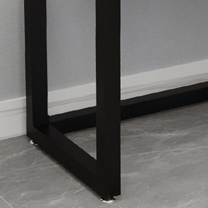 L-Shape Office Table Industrial Writing Desk with H-Shape Base Clearhalo 'furn' 'furn_office_desk' 'Furniture' 'Office Desks' 'Office Furniture' 'office_desk' 1200x1200_fb9b88ab-b883-4bc4-a7a7-59c4c146c939