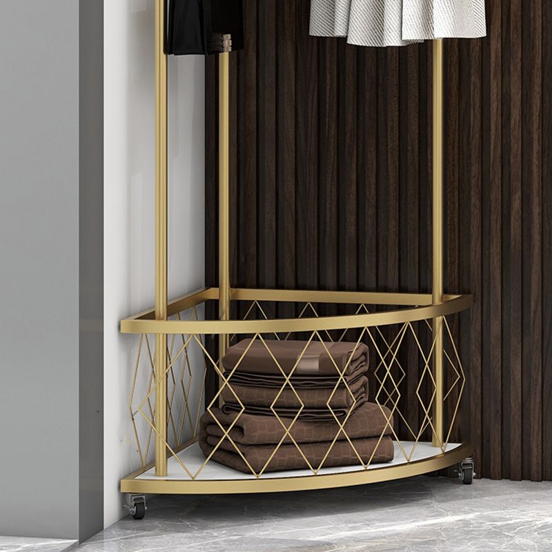 Pastilla de entrada de colgilla de capa metálica moderna con ganchos con ganchos