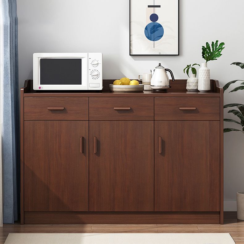 Wood Living Room Sideboard Cabinet Modern Credenza with Storage and Drawer Clearhalo 'buffet_sideboard' 'Buffets & Sideboards' 'furn' 'furn_buffet_sideboard' 'Furniture' 'furniture_buffet_sideboard' 'Kitchen & Dining Furniture' 1200x1200_fba66411-9d7c-4c86-915f-f6e065c19d61