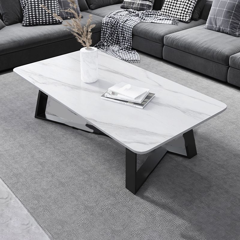 17"H Contemporary Coffee Table Single Slate Coffee Cocktail Table Clearhalo 'Coffee & Accent Tables' 'Coffee Tables' 'coffee_tables' 'furn' 'furn_coffee_tables' 'Furniture' 'Living Room Furniture' 1200x1200_fba9fefc-13fa-4c3a-815c-43a735156cee