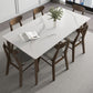 Modern 1/4/5/7 Pieces Furniture Stone Rectangle Dining Table Set in White Clearhalo 'Dining Room Sets' 'Dining Tables & Seating' 'dining_room_set' 'furn' 'furn_dining_room_set' 'Furniture' 'Kitchen & Dining Furniture' 1200x1200_fbaa1c1f-277a-4a38-a514-bd196433703d