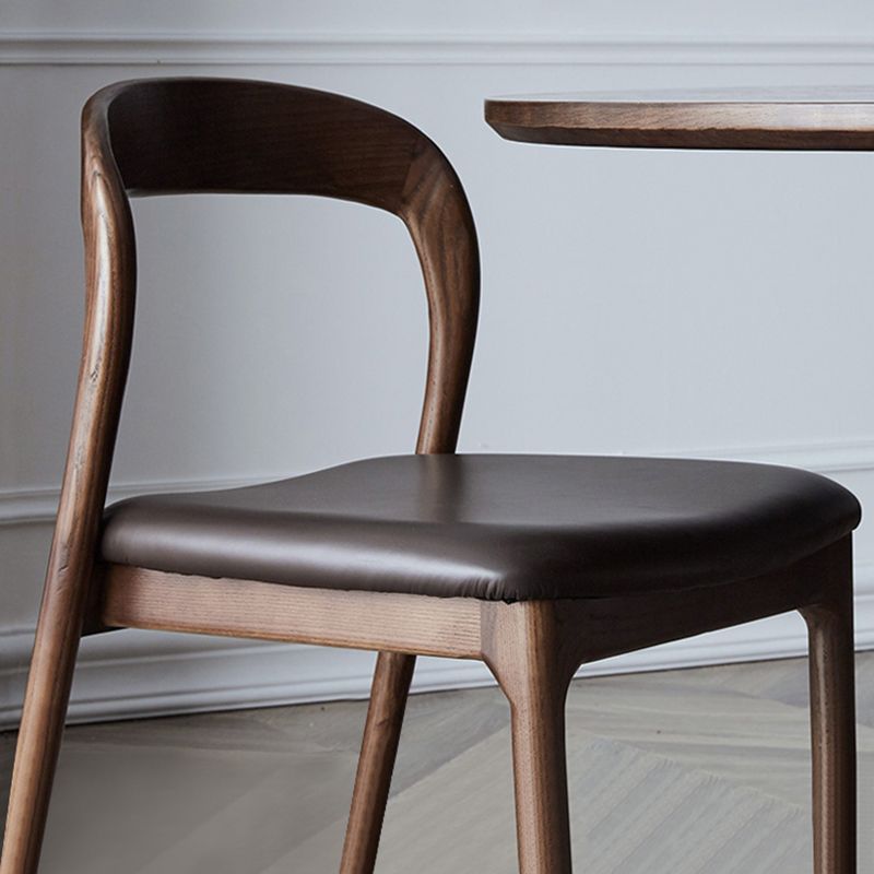 Contemporary Dining Room Solid Wood Side Chair Open Back Dining Side Chair Clearhalo 'Dining Chairs' 'Dining Tables & Seating' 'dining_chair' 'furn' 'furn_dining_chair' 'Furniture' 'furniture_dining_chair' 'Kitchen & Dining Furniture' 1200x1200_fbab26b2-4ad2-4f99-aa60-cf726c8004a7