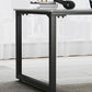 Rectangular Dark Taupe Writing Desk Sled Industrial Office Desk for Home Clearhalo 'furn' 'furn_office_desk' 'Furniture' 'Office Desks' 'Office Furniture' 'office_desk' 1200x1200_fbab41bb-95bb-47d8-aee6-75f7ecbf190a