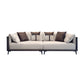 Stain-Resistant Faux Leather Sofa/Sectional with Pillowed Back Cushions for Living Room Clearhalo 'furn' 'furn_sectionals' 'Furniture' 'furniture_sectionals' 'kitchen' 'kitchen_sectionals' 'Living Room Furniture' 'Sectionals' 1200x1200_fbacbfc9-9674-4378-9260-b8027a4c7801