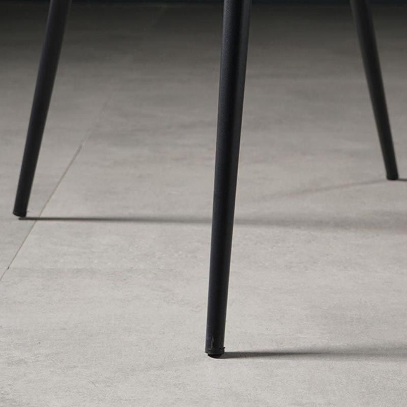 Metal Contemporary Kitchen Dining Chair Arm Solid Back Chair Clearhalo 'Dining Chairs' 'Dining Tables & Seating' 'dining_chair' 'Furniture' 'furniture_dining_chair' 'Kitchen & Dining Furniture' 1200x1200_fbad338a-db5d-4c77-a32f-ee64395e614c