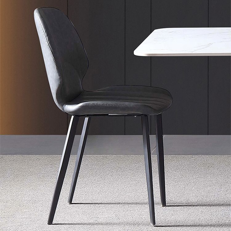 Set da pranzo moderno con piano in pietra sinterizzata Set tavolo da pranzo rettangolare 1/2/5/7 pezzi