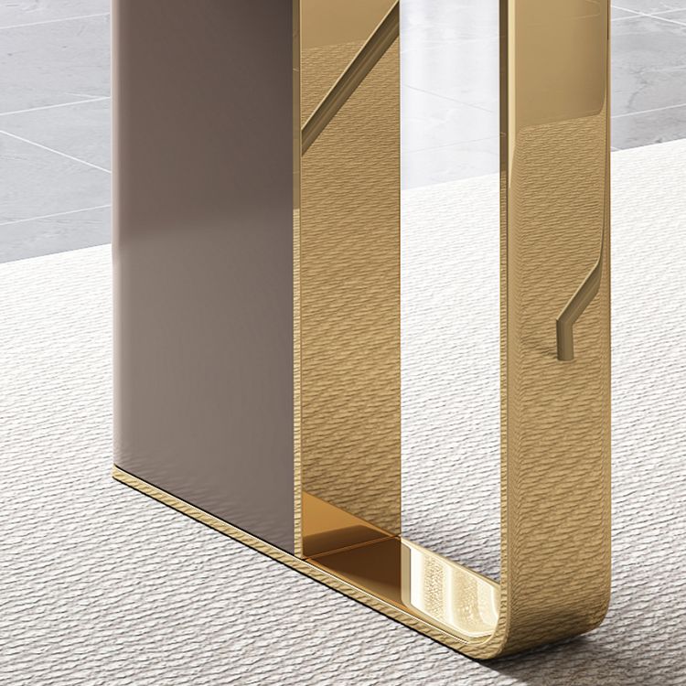 Dining Table Set Modern with Sintered Stone Dining Table and Padded Chairs Clearhalo 'Dining Room Sets' 'Dining Tables & Seating' 'dining_room_set' 'furn' 'furn_dining_room_set' 'Furniture' 'furniture_dining_room_set' 'Kitchen & Dining Furniture' 'kitchen&dining_furn' 'kitchen' 1200x1200_fbae422d-26d5-4b4d-8937-b38ad5d4c2a6