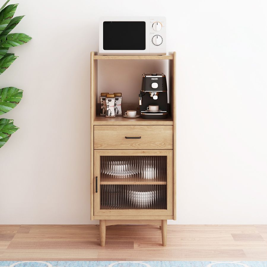 1 Drawer 1 Door Cupboard 68" Height Kitchen Sideboard for Dining Room Clearhalo 'buffet_sideboard' 'Buffets & Sideboards' 'furn' 'furn_buffet_sideboard' 'Furniture' 'Kitchen & Dining Furniture' 1200x1200_fbb1a74b-54fc-4cbd-9292-5c86e65ff5ef