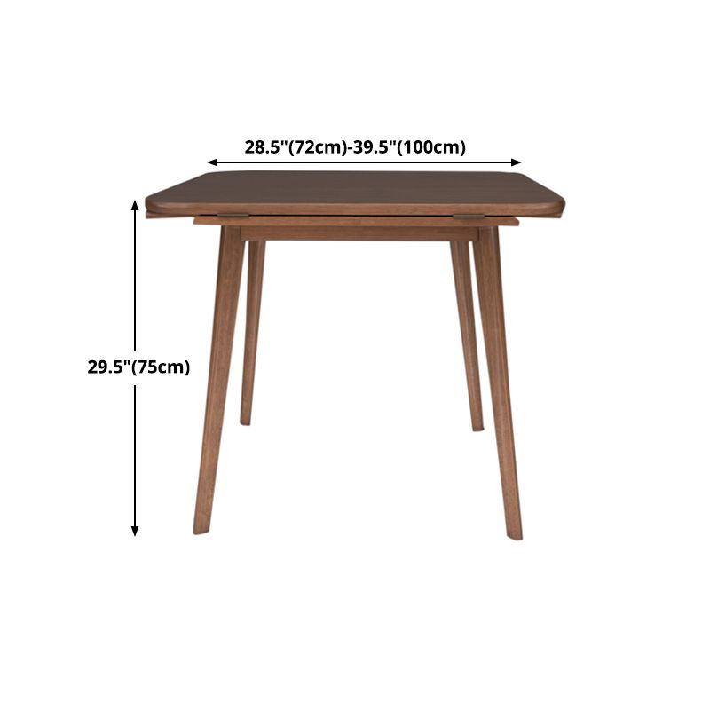 Round Dining Site Table Simplicity Style Drop-Leaf Furniture with 4-foot