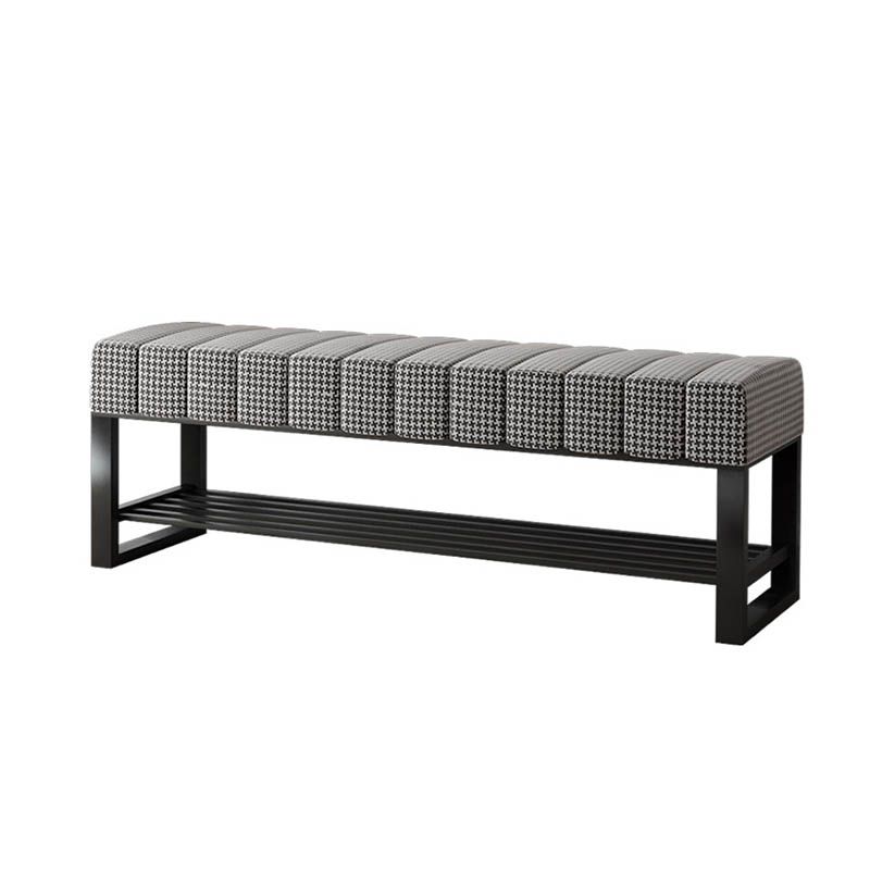Metal Entryway Bench Modern Seating Bench with Shoe Storage , 13.65-inch W Clearhalo 'Benches' 'Chairs & Seating' 'furn' 'furn_benches' 'Furniture' 'Living Room Furniture' 1200x1200_fbb60abe-ec31-4349-b87d-fa6558ccaa4e