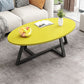 Glass Open Shelf Cocktail Table Oval Minimalist Modern Coffee Table Clearhalo 'Coffee & Accent Tables' 'Coffee Tables' 'coffee_tables' 'furn' 'furn_coffee_tables' 'Furniture' 'Living Room Furniture' 1200x1200_fbb6fec3-bdd8-435e-98bb-fee11cf102b2