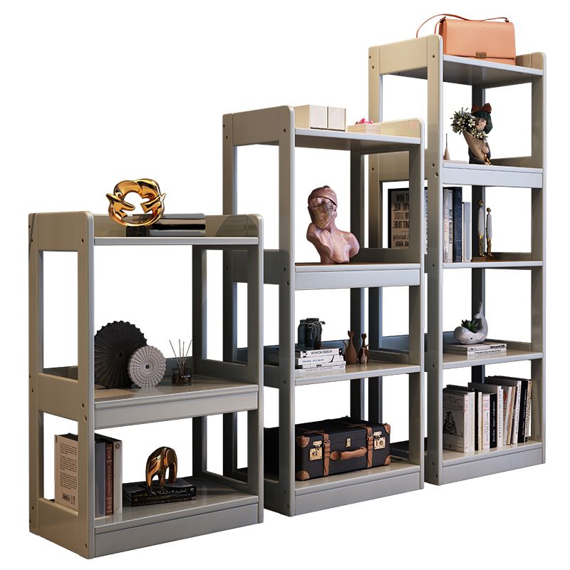 Modern Style Standard Bookshelf Wooden Open Back Bookcase with Shelves Clearhalo 'Bookcases' 'furn' 'furn_bookcases' 'Furniture' 'Office Furniture' 1200x1200_fbb93ba2-441b-4195-8a08-8894e0cc7d9c