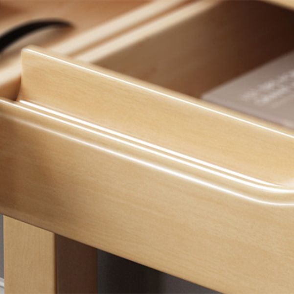 Modern Solid Wood Writing Desk 2-drawer Rectangular Office Desk Clearhalo 'furn' 'furn_office_desk' 'Furniture' 'Office Desks' 'Office Furniture' 'office_desk' 1200x1200_fbbb2ce0-7155-4ca2-b943-3b5d31829f4b