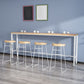 Indoor Contemporary Bar Dining Table Rectangle Solid Wood Bar Table Clearhalo 'Bar Furniture' 'Bar Tables' 'bar_tables' 'furn' 'furn_bar_tables' 'Furniture' 'Kitchen & Dining Furniture' 1200x1200_fbbb587d-f920-4919-bb36-d12deea7a70a